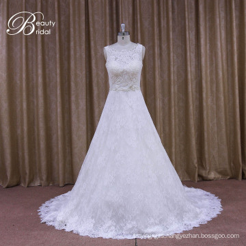 More Elegant Satin Bottom Alibaba Wedding Dress